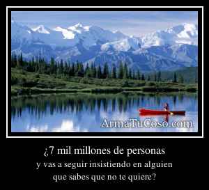 ¿7 mil millones de personas