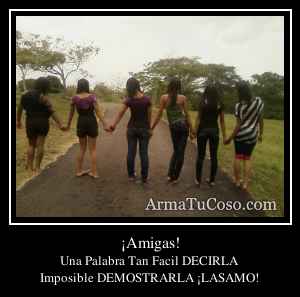 ¡Amigas!