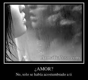 ¿AMOR?
