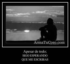 Apesar de todo;