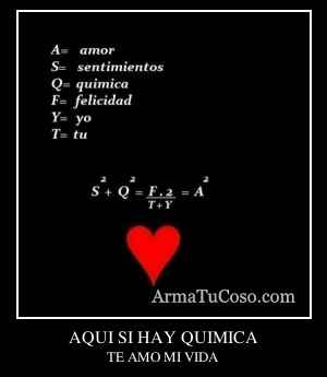 AQUI SI HAY QUIMICA