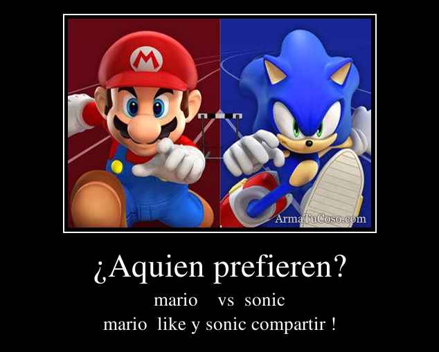 ¿Aquien prefieren?