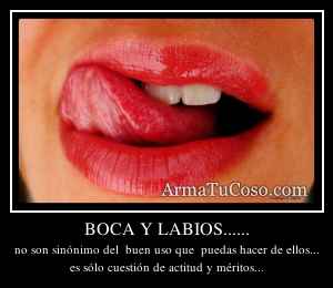 BOCA Y LABIOS......