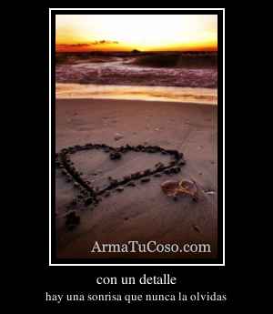 con un detalle