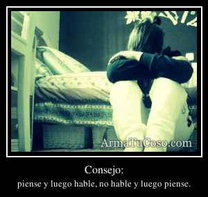 Consejo:
