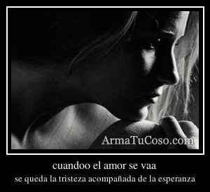 cuandoo el amor se vaa