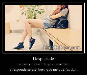 Despues de