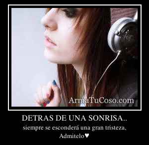 DETRAS DE UNA SONRISA..