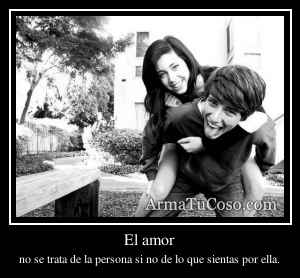 El amor