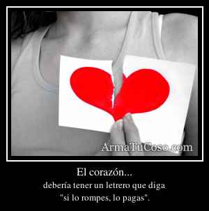 El corazón...