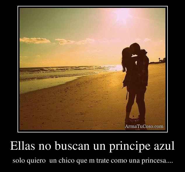 Ellas no buscan un principe azul