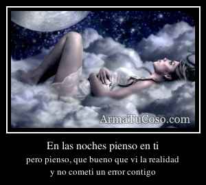 En las noches pienso en ti