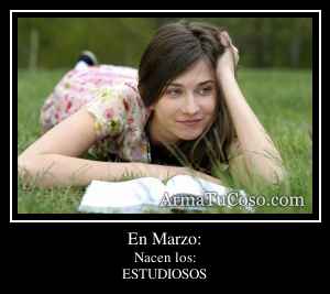 En Marzo: