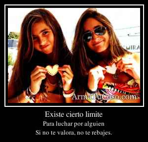 Existe cierto limite