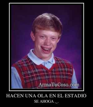 HACEN UNA OLA EN EL ESTADIO