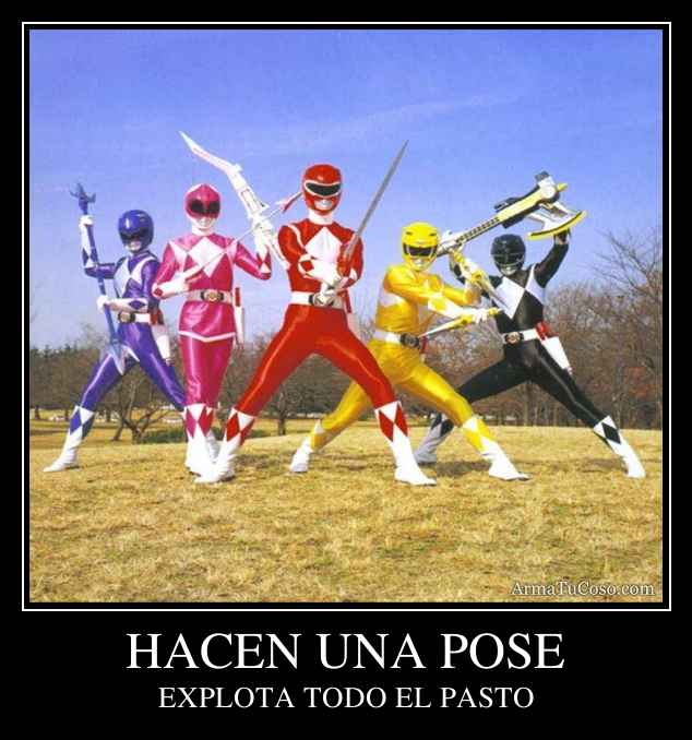 HACEN UNA POSE