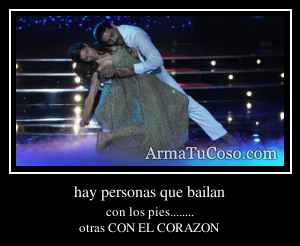 hay personas que bailan