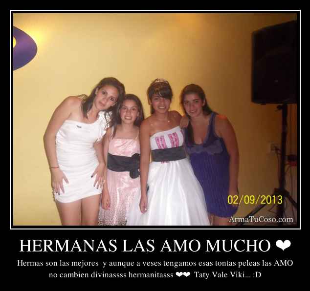 Hermanas Las Amo Mucho