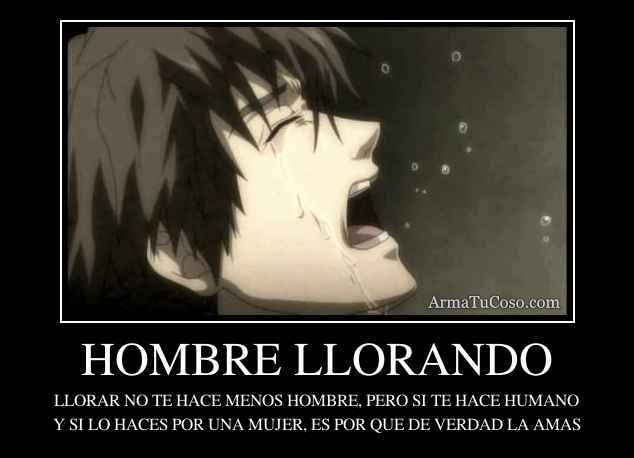 HOMBRE LLORANDO