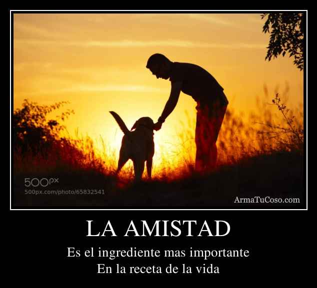 LA AMISTAD