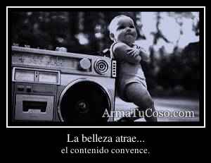 La belleza atrae...