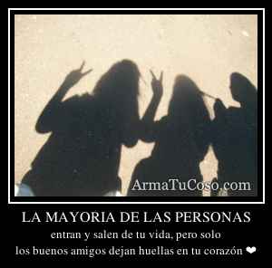 LA MAYORIA DE LAS PERSONAS