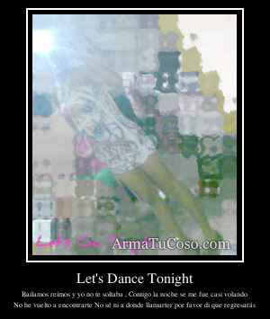 Let's Dance Tonight