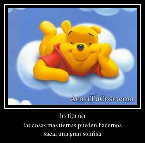 lo tierno