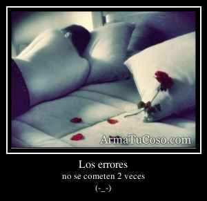 Los errores