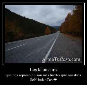 Los kilometros