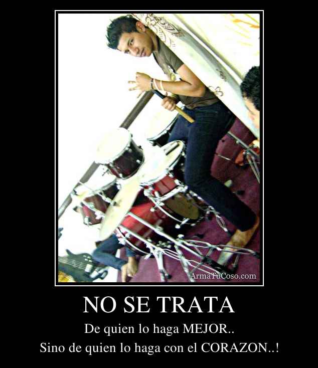 NO SE TRATA