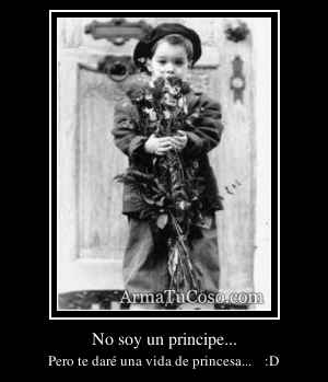 No soy un principe...