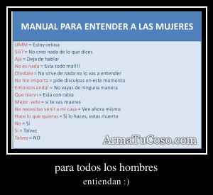 para todos los hombres