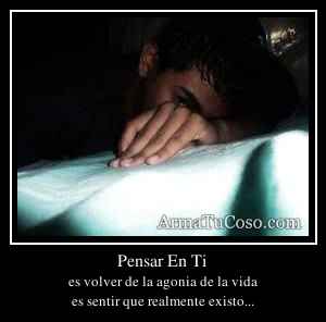 Pensar En Ti