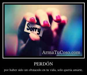 PERDÓN