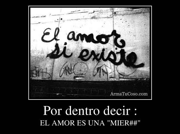 Por dentro decir :