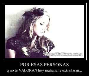 POR ESAS PERSONAS