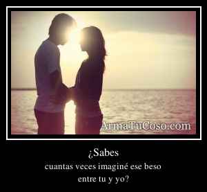 ¿Sabes