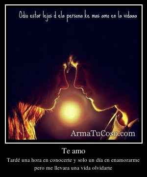 Te amo