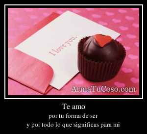 Te amo