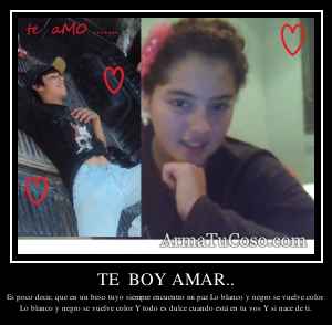 TE  BOY AMAR..