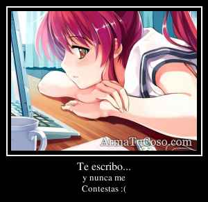 Te escribo...