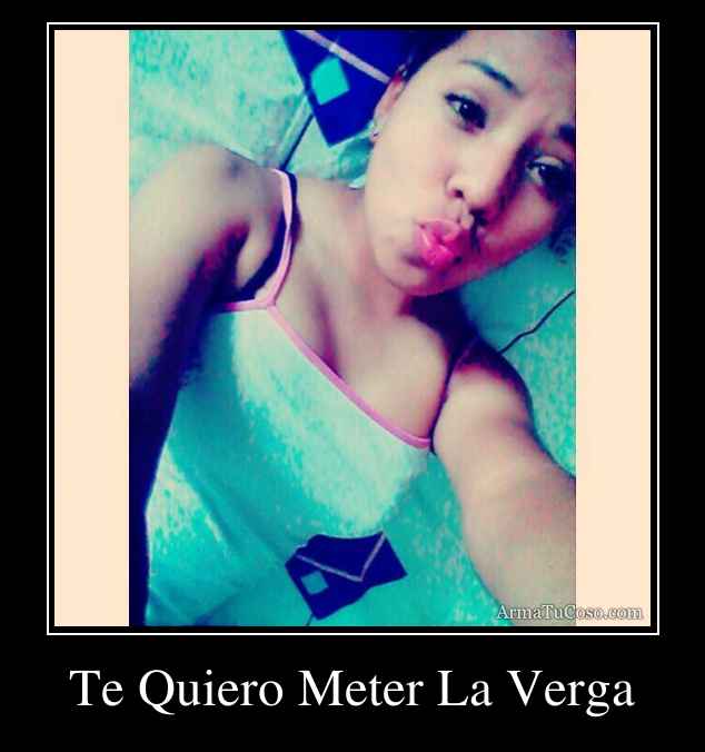 Te Quiero Meter La Verga