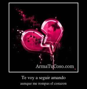Te voy a seguir amando