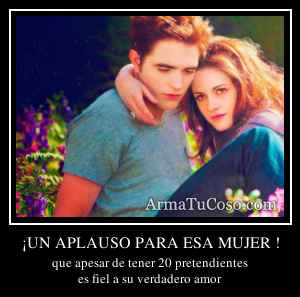 ¡UN APLAUSO PARA ESA MUJER !