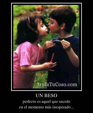 UN BESO