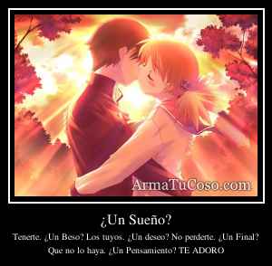 ¿Un Sueño?