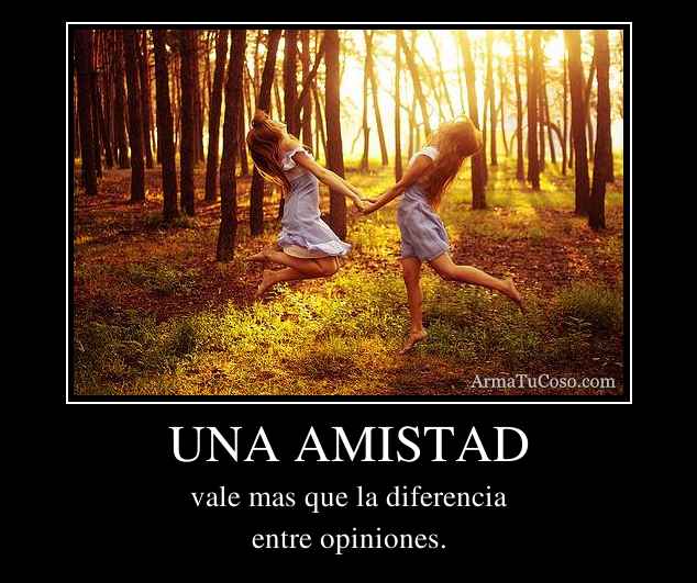 UNA AMISTAD