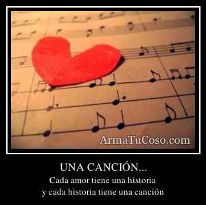 UNA CANCIÓN...