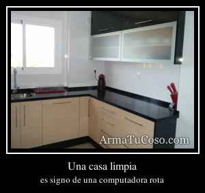 Una casa limpia